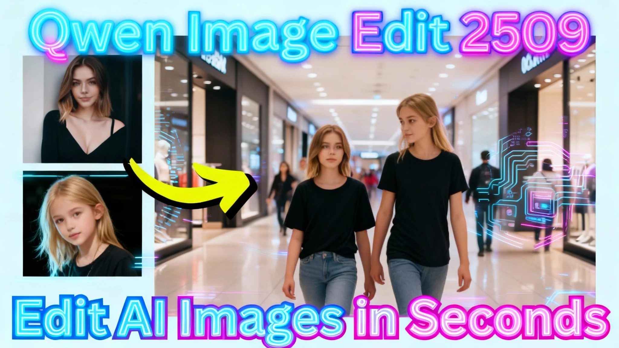Qwen ImageEdit 2509: ControlNet Pose & Multi-Object Transfer
